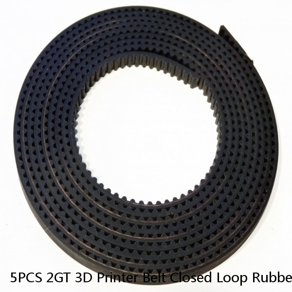 5PCS 2GT 3D Printer Belt Closed Loop Rubber GT2 Timing Belt Length 134mm-172mm