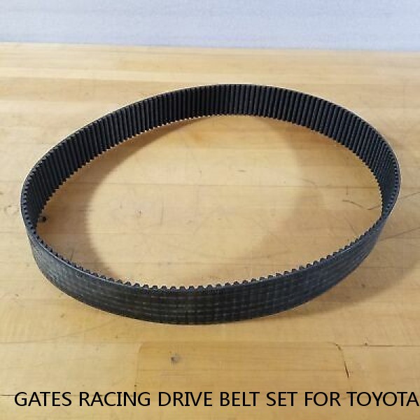 GATES RACING DRIVE BELT SET FOR TOYOTA CELICA GT4 ST185R 3S-GTE 2.0L W/O A/C