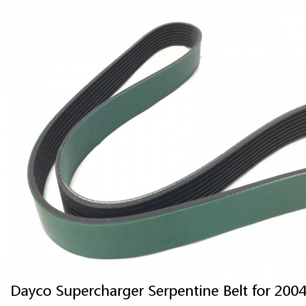 Dayco Supercharger Serpentine Belt for 2004-2005 Chevrolet Monte Carlo 3.8L hg