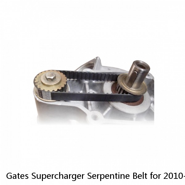 Gates Supercharger Serpentine Belt for 2010-2016 Audi S4 3.0L V6 - Accessory br